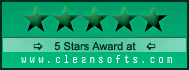keystarter: 5 Stars Award at cleansofts.com !