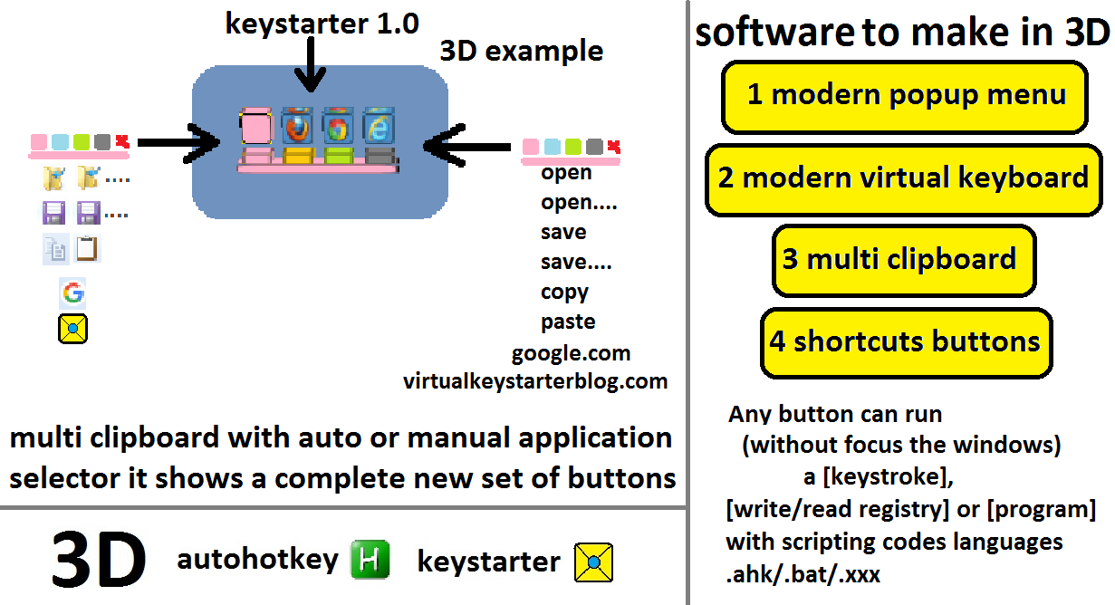 program to show keystrokes on screen